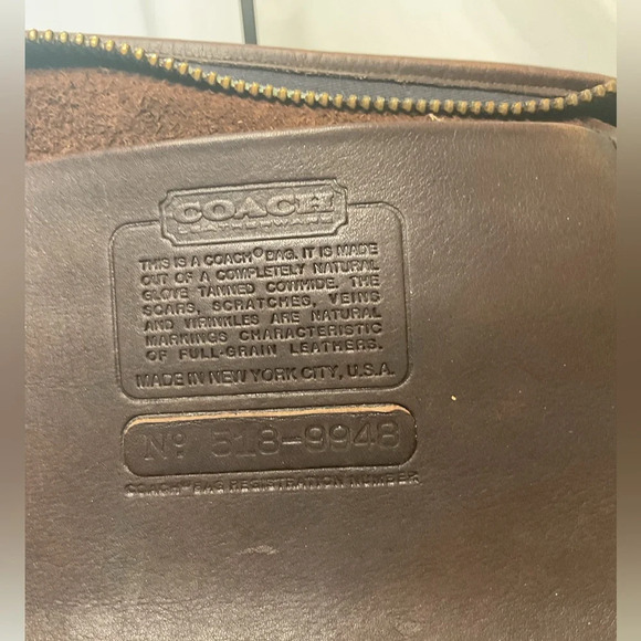 Vintage Coach NYC small slim clutch - Picture 6 of 6